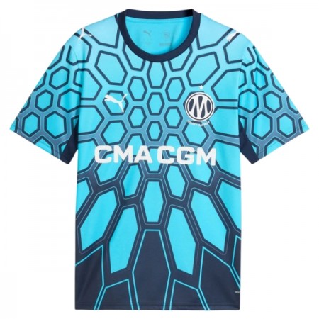 Camisolas Olympique de Marseille 2º Equipamento Alternativa Azul 2026-27 Manga Curta Camisolas Olympique de Marseille 2º Equipamento Alternativa Azul 2026-27 Manga Curta