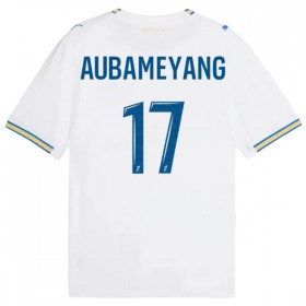 Camisolas Olympique de Marseille Aubameyang 17 1º Equipamento Principal 2026-27 Manga Curta