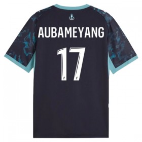 Camisolas Olympique de Marseille Aubameyang 17 2º Equipamento Alternativa 2026-27 Manga Curta