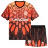Camisolas Olympique de Marseille Criança 1º Equipamento Principal Laranja 2026-27 Manga Curta