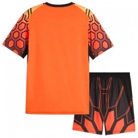 Camisolas Olympique de Marseille Criança 1º Equipamento Principal Laranja 2026-27 Manga Curta