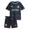 Camisolas Olympique de Marseille Criança 2º Equipamento Alternativa 2026-27 Manga Curta