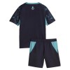 Camisolas Olympique de Marseille Criança 2º Equipamento Alternativa 2026-27 Manga Curta