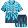 Camisolas Olympique de Marseille Criança 2º Equipamento Alternativa Azul 2026-27 Manga Curta