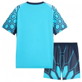 Camisolas Olympique de Marseille Criança 2º Equipamento Alternativa Azul 2026-27 Manga Curta