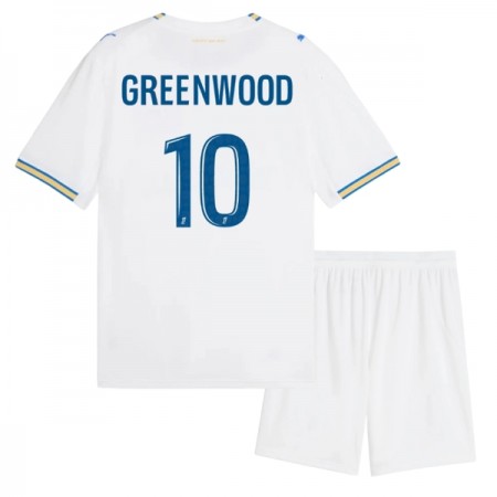 Camisolas Olympique de Marseille Greenwood 10 Criança 1º Equipamento Principal 2026-27 Manga Curta
