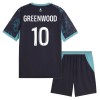 Camisolas Olympique de Marseille Greenwood 10 Criança 2º Equipamento Alternativa 2026-27 Manga Curta