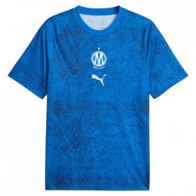 Camisolas Olympique de Marseille Pre-Match Azul 2026-27 Manga Curta