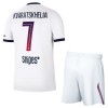 Camisolas Paris Saint-Germain Kvaratskhelia 7 Criança 2º Equipamento Alternativa 2026-27 Manga Curta