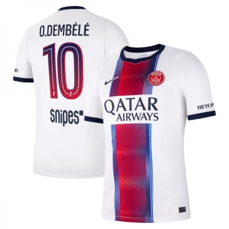 Camisolas Paris Saint-Germain O. Dembele 10 2º Equipamento Alternativa 2026-27 Manga Curta Camisolas Paris Saint-Germain O. Dembele 10 2º Equipamento Alternativa 2026-27 Manga Curta