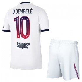 Camisolas Paris Saint-Germain O. Dembele 10 Criança 2º Equipamento Alternativa 2026-27 Manga Curta