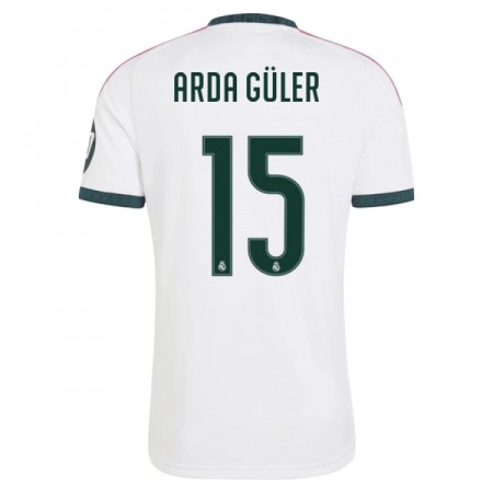 Camisolas Real Madrid Arda Guler 15 1º Equipamento Principal 2026-27 Manga Curta Camisolas Real Madrid Arda Guler 15 1º Equipamento Principal 2026-27 Manga Curta