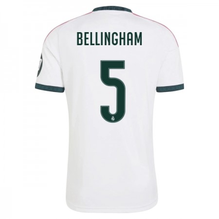 Camisolas Real Madrid Bellingham 5 1º Equipamento Principal 2026-27 Manga Curta Camisolas Real Madrid Bellingham 5 1º Equipamento Principal 2026-27 Manga Curta