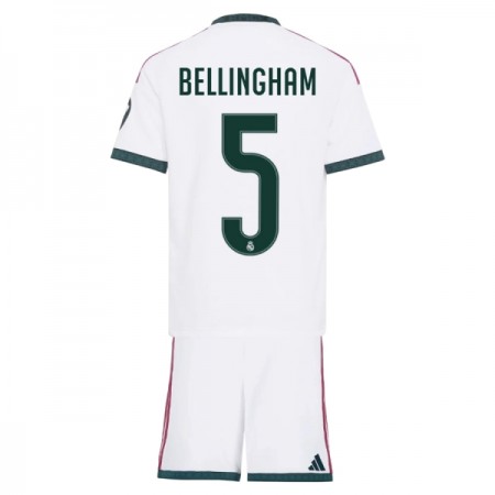 Camisolas Real Madrid Bellingham 5 Criança 1º Equipamento Principal 2026-27 Manga Curta Camisolas Real Madrid Bellingham 5 Criança 1º Equipamento Principal 2026-27 Manga Curta