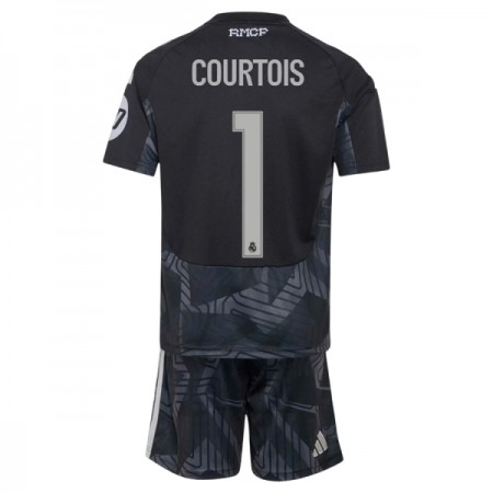 Camisolas Real Madrid Courtois 1 Guarda Redes Criança 1º Equipamento Principal 2026-27 Manga Curta