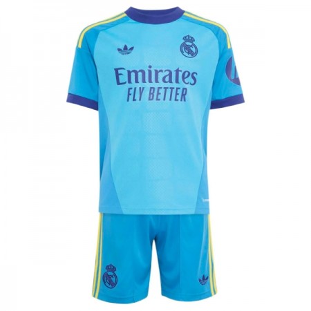 Camisolas Real Madrid Guarda Redes Criança 2º Equipamento Alternativa 2026-27 Manga Curta Camisolas Real Madrid Guarda Redes Criança 2º Equipamento Alternativa 2026-27 Manga Curta