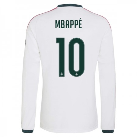 Camisolas Real Madrid Mbappé 10 1º Equipamento Principal 2026-27 Manga Comprida Camisolas Real Madrid Mbappé 10 1º Equipamento Principal 2026-27 Manga Comprida