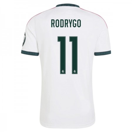 Camisolas Real Madrid Rodrygo 11 1º Equipamento Principal 2026-27 Manga Curta