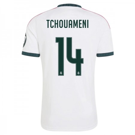 Camisolas Real Madrid Tchouameni 14 1º Equipamento Principal 2026-27 Manga Curta Camisolas Real Madrid Tchouameni 14 1º Equipamento Principal 2026-27 Manga Curta