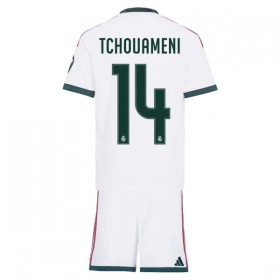 Camisolas Real Madrid Tchouameni 14 Criança 1º Equipamento Principal 2026-27 Manga Curta