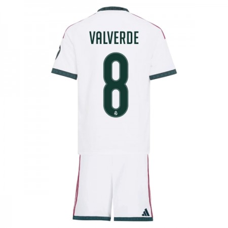 Camisolas Real Madrid Valverde 8 Criança 1º Equipamento Principal 2026-27 Manga Curta Camisolas Real Madrid Valverde 8 Criança 1º Equipamento Principal 2026-27 Manga Curta