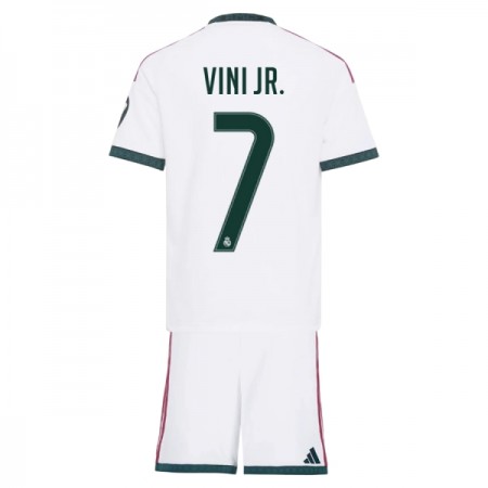Camisolas Real Madrid Vini JR 7 Criança 1º Equipamento Principal 2026-27 Manga Curta Camisolas Real Madrid Vini JR 7 Criança 1º Equipamento Principal 2026-27 Manga Curta