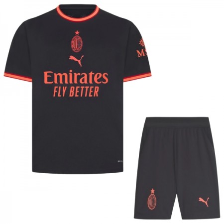 Camisolas AC Milan Criança 3º Equipamento 2026-27 Manga Curta