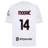 Camisolas AC Milan Modrić 14 2º Equipamento Alternativa 2026-27 Manga Curta Camisolas AC Milan Modrić 14 2º Equipamento Alternativa 2026-27 Manga Curta