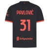 Camisolas AC Milan Pavlovic 31 3º Equipamento 2026-27 Manga Curta