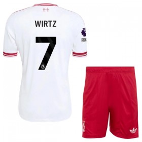 Camisolas Liverpool Wirtz 7 Criança 2º Equipamento Alternativa 2026-27 Manga Curta