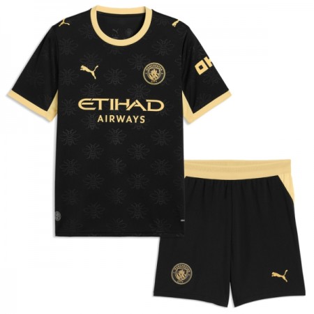 Camisolas Manchester City Criança 2º Equipamento Alternativa 2026-27 Manga Curta