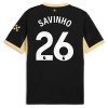 Camisolas Manchester City Savinho 26 2º Equipamento Alternativa 2026-27 Manga Curta