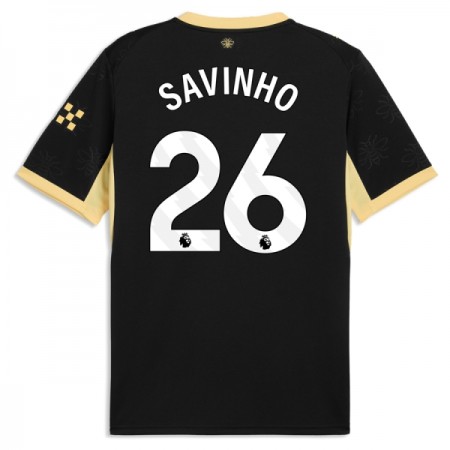 Camisolas Manchester City Savinho 26 2º Equipamento Alternativa 2026-27 Manga Curta