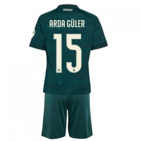 Camisolas Real Madrid Arda Guler 15 Criança 2º Equipamento Alternativa 2026-27 Manga Curta