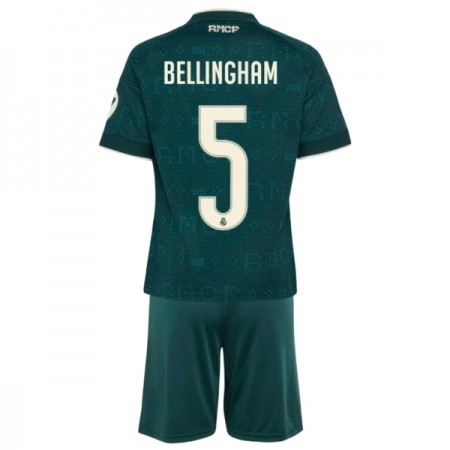 Camisolas Real Madrid Bellingham 5 Criança 2º Equipamento Alternativa 2026-27 Manga Curta