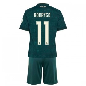 Camisolas Real Madrid Rodrygo 11 Criança 2º Equipamento Alternativa 2026-27 Manga Curta
