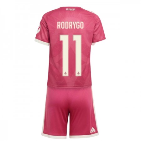 Camisolas Real Madrid Rodrygo 11 Criança 3º Equipamento 2026-27 Manga Curta Camisolas Real Madrid Rodrygo 11 Criança 3º Equipamento 2026-27 Manga Curta