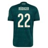 Camisolas Real Madrid Rudiger 22 2º Equipamento Alternativa 2026-27 Manga Curta