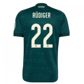 Camisolas Real Madrid Rudiger 22 2º Equipamento Alternativa 2026-27 Manga Curta