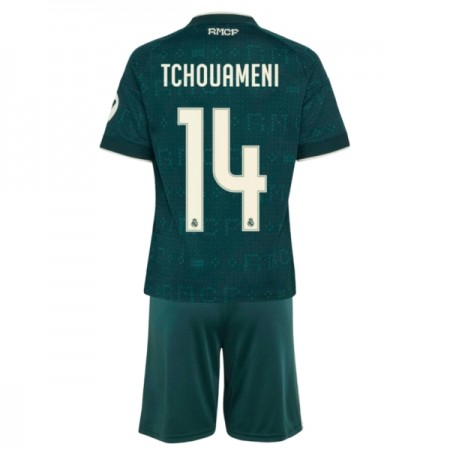 Camisolas Real Madrid Tchouameni 14 Criança 2º Equipamento Alternativa 2026-27 Manga Curta Camisolas Real Madrid Tchouameni 14 Criança 2º Equipamento Alternativa 2026-27 Manga Curta