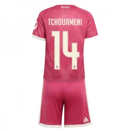Camisolas Real Madrid Tchouameni 14 Criança 3º Equipamento 2026-27 Manga Curta Camisolas Real Madrid Tchouameni 14 Criança 3º Equipamento 2026-27 Manga Curta
