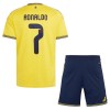 Camisolas Al Nassr Ronaldo 7 Criança 1º Equipamento Principal 2026-27 Manga Curta Camisolas Al Nassr Ronaldo 7 Criança 1º Equipamento Principal 2026-27 Manga Curta