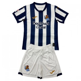 Camisolas Real Sociedad Criança 1º Equipamento Principal 2026-27 Manga Curta