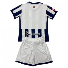 Camisolas Real Sociedad Criança 1º Equipamento Principal 2026-27 Manga Curta