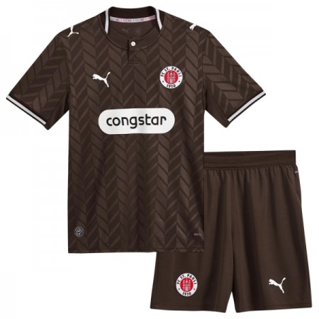 Camisolas St Pauli Criança 1º Equipamento Principal 2026-27 Manga Curta
