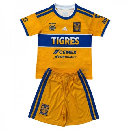 Camisolas Tigres UANL Criança 1º Equipamento Principal 2026-27 Manga Curta Camisolas Tigres UANL Criança 1º Equipamento Principal 2026-27 Manga Curta