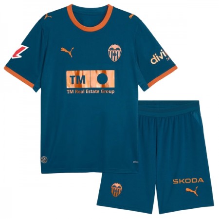 Camisolas Valencia CF Criança 2º Equipamento Alternativa 2026-27 Manga Curta