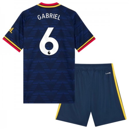 Camisolas Arsenal Gabriel 6 Criança 2º Equipamento Alternativa 2026-27 Manga Curta