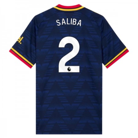 Camisolas Arsenal Saliba 2 2º Equipamento Alternativa 2026-27 Manga Curta Camisolas Arsenal Saliba 2 2º Equipamento Alternativa 2026-27 Manga Curta