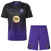 Camisolas FC Barcelona Criança 2º Equipamento Alternativa 2026-27 Manga Curta Camisolas FC Barcelona Criança 2º Equipamento Alternativa 2026-27 Manga Curta